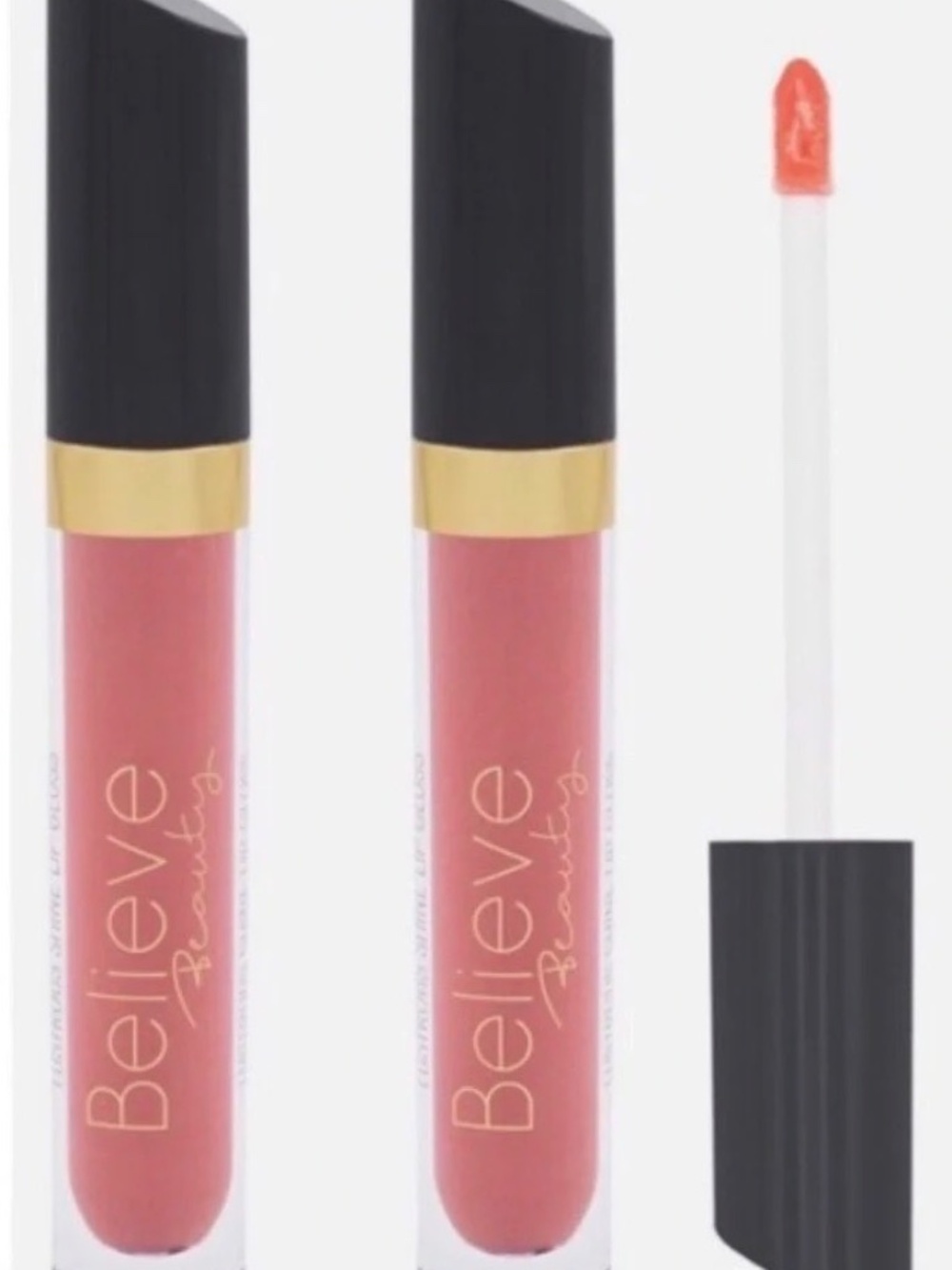 Believe Beauty Lip Gloss Duo - Georgia Peach